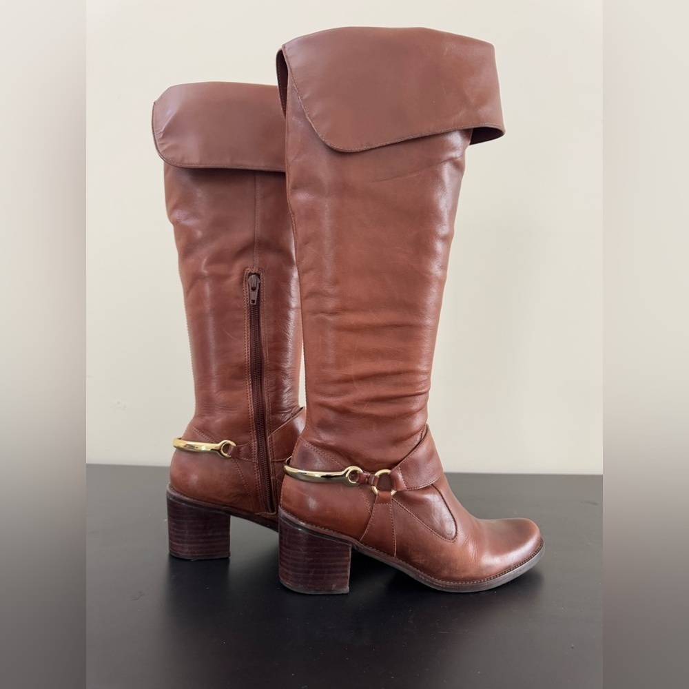 Truth or Dare by Madonna  Over the Knee, Brown Knee High Boots US 6 M - Picture 9 of 15